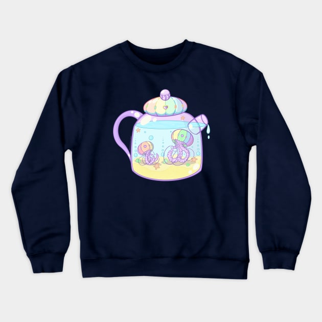 LGBT Communi-Tea Rainbow Pride Crewneck Sweatshirt by BunnyBees Studios